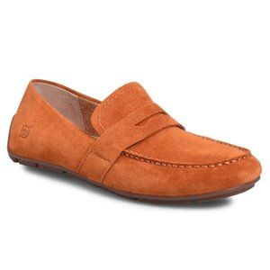 🆕 BORN Melinda Loafer Shoe Suede Cushioned Tan Orange 6